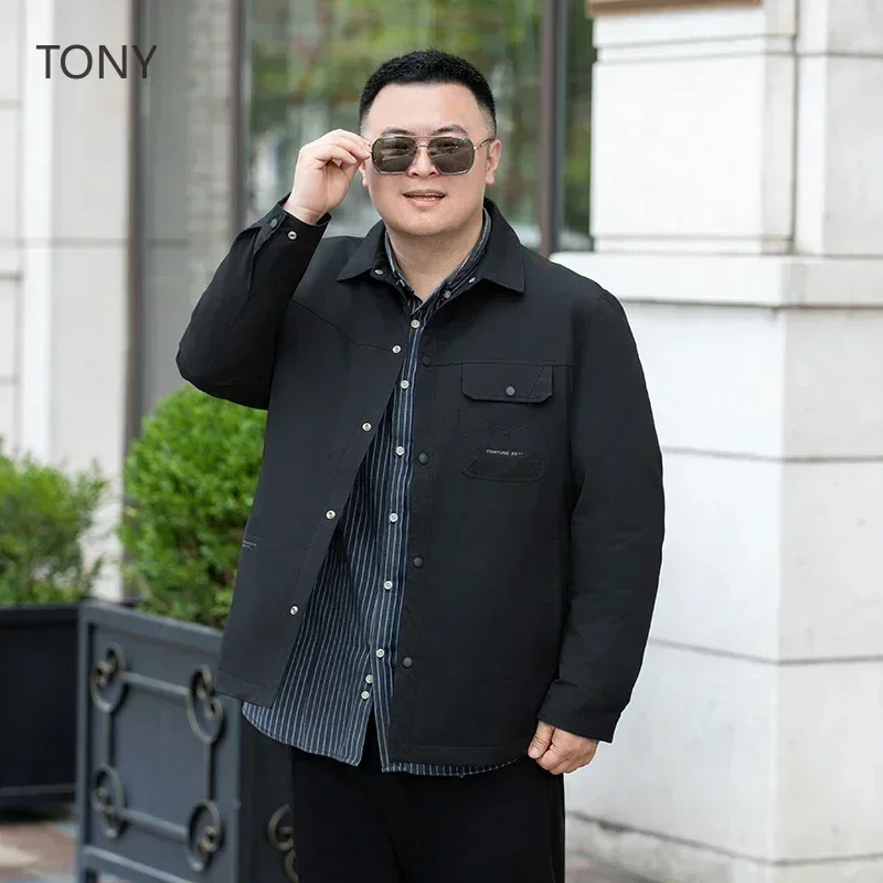 Men's Shirt Collar Down Jacket Plus Size Plus Size 2024 Winter Lapel 90 Duck Down Warm Jack Casual Coat New
Men's Shirt Collar Down Jacket Plus Size Plus Size 2024 Winter Lapel 90 Duck Down Warm Jack Casual Coat New