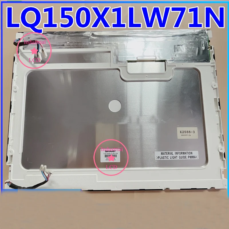 LQ150X1LW71N LQ150X1LW71 LQ150X1LW72 Original 15 Inch LCD Panel Display Screen For Fanuc CNC 1024×768 Wide Viewing Angle
LQ150X1LW71N LQ150X1LW71 LQ150X1LW72 Original 15 Inch LCD Panel Display Screen For Fanuc CNC 1024×768 Wide Viewing Angle