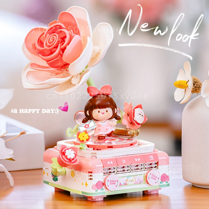 New Product Meat Sauce Building Block Flower Field Typewriter Gramophone Assemble Cute Toy Models Ornaments Girls Christmas Gift
New Product Meat Sauce Building Block Flower Field Typewriter Gramophone Assemble Cute Toy Models Ornaments Girls Christmas Gift