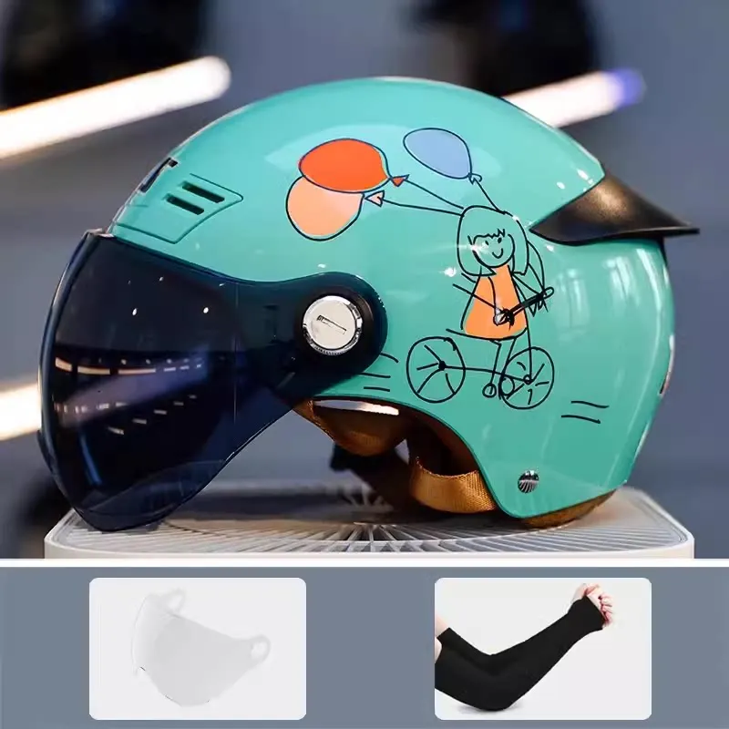 AIS Motorcycle Helmet Men Women Summer Motorbike Half Helmet with Color Changing Lens Electric Scooter Helmet
AIS Motorcycle Helmet Men Women Summer Motorbike Half Helmet with Color Changing Lens Electric Scooter Helmet
