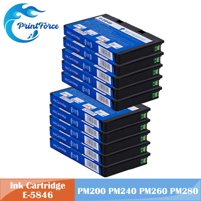 E-5846 T-5846 E5846 T5846 Ink Cartridge for Epson Picture Mate PM200 PM240 PM260 PM280 PM290 PM225 PM300 Inkjet Printer
E-5846 T-5846 E5846 T5846 Ink Cartridge for Epson Picture Mate PM200 PM240 PM260 PM280 PM290 PM225 PM300 Inkjet Printer