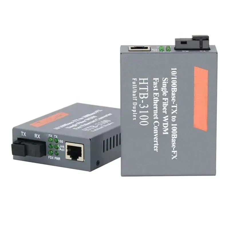 【РЕКОМЕНДУЕМ】Оптический медиаконвертер HTB-3100 с одним волоконным трансивером, одномодовый, 20 км, Ethernet, RJ45 в оптоволокно, с европейской вилкой
【РЕКОМЕНДУЕМ】Оптический медиаконвертер HTB-3100 с одним волоконным трансивером, одномодовый, 20 км, Ethernet, RJ45 в оптоволокно, с европейской вилкой