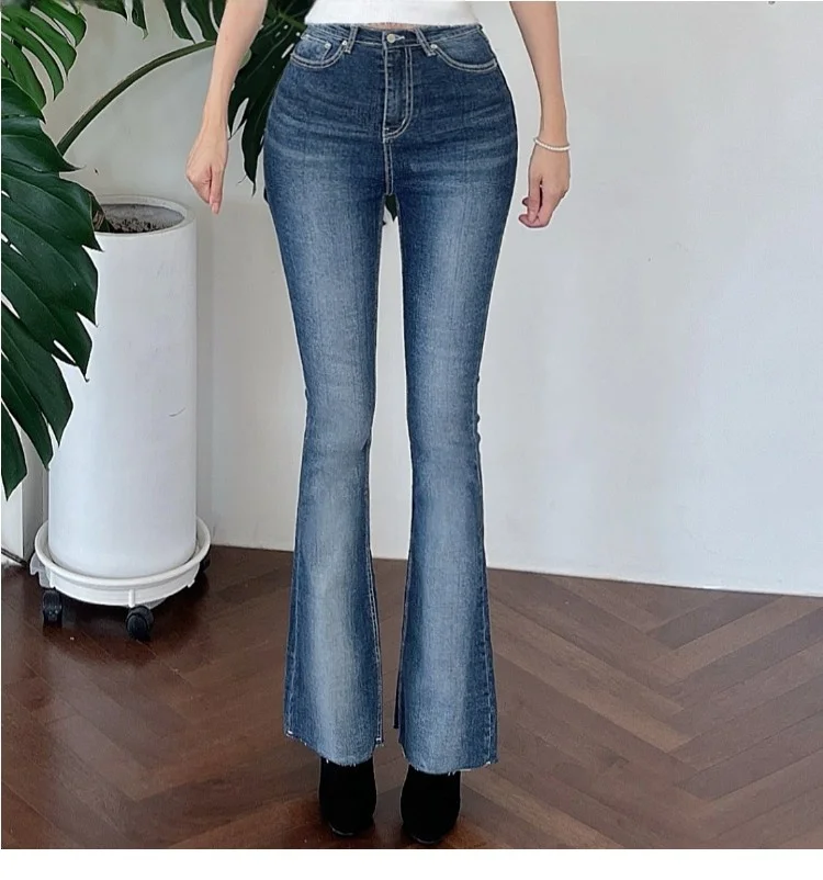 Женские сексуальные узкие джинсы с боковой подкладкой, увеличивающие бедра, женская уличная одежда, тонкие джинсы полной длины с высокой талией
Женские сексуальные узкие джинсы с боковой подкладкой, увеличивающие бедра, женская уличная одежда, тонкие джинсы полной длины с высокой талией