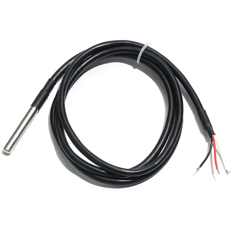 1PC DS18B20 Digital Temperature Sensor 0.5/1/2/3/5mStainless Steel Encapsulated Water Temperature Probe Three-core Shielded Wire
1PC DS18B20 Digital Temperature Sensor 0.5/1/2/3/5mStainless Steel Encapsulated Water Temperature Probe Three-core Shielded Wire
