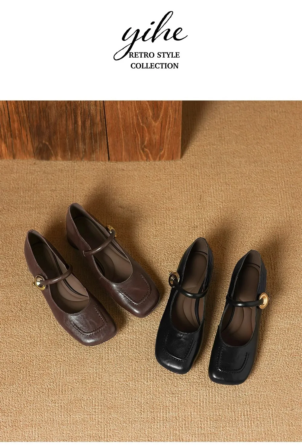 2026 Spring/Autumn Women's Square-Toe Flats - Metal Buckle Mary Jane Shallow-Cut Commuter Shoes, Comfortable Women's Shoes
2026 Spring/Autumn Women's Square-Toe Flats - Metal Buckle Mary Jane Shallow-Cut Commuter Shoes, Comfortable Women's Shoes