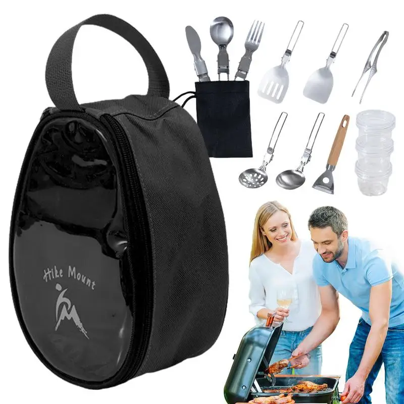 Camping Dinnerware Set 11pcs BBQ Camping Kit Bowls & Forks Tableware Set Potable Camping Accessories Folding Organizer Bag
Camping Dinnerware Set 11pcs BBQ Camping Kit Bowls & Forks Tableware Set Potable Camping Accessories Folding Organizer Bag