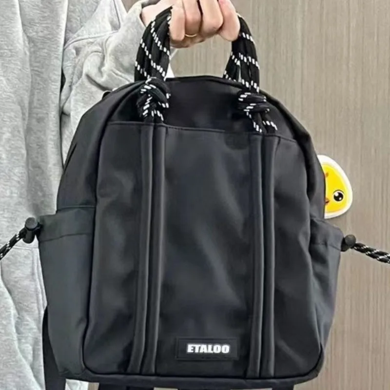 JIAERDI Japanese Simple Solid Color Backpack Women Braided Rope Large Capacity Handbag Men Fashion Casual Daily Commute Daypack
JIAERDI Japanese Simple Solid Color Backpack Women Braided Rope Large Capacity Handbag Men Fashion Casual Daily Commute Daypack