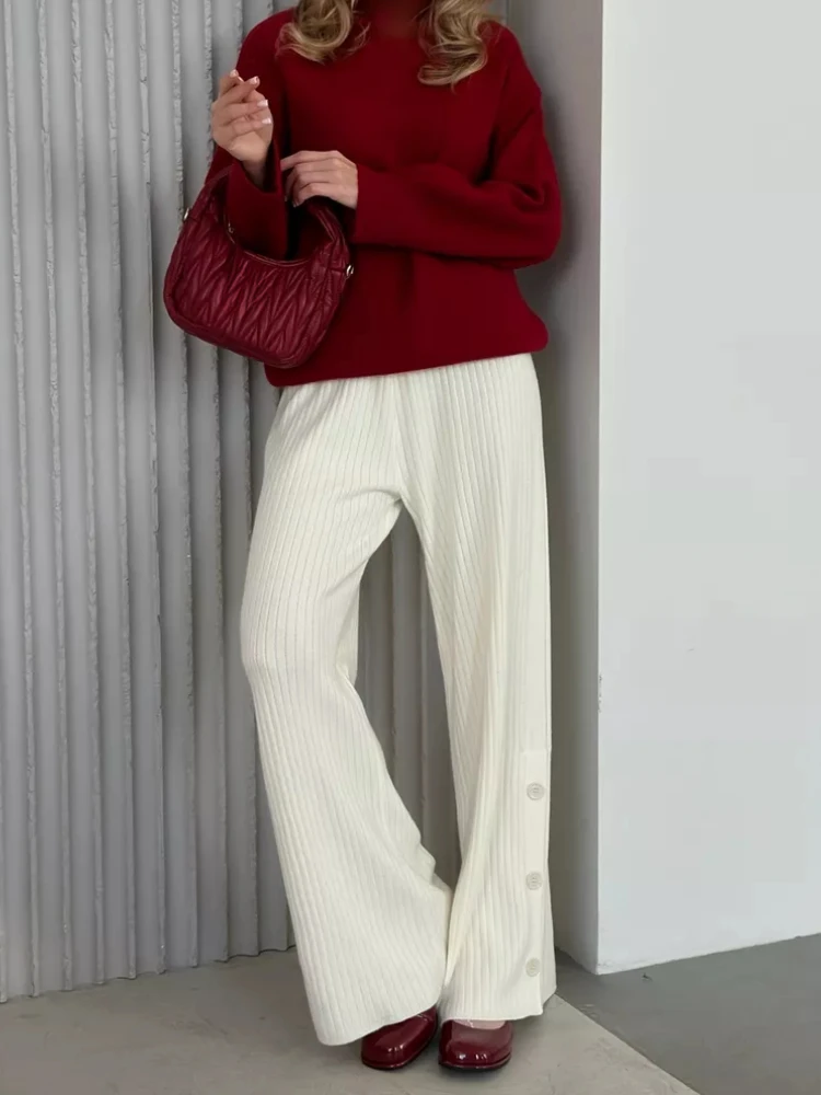 Вязаные шерстяные широкие брюки Женские широкие брюки Женские модные брюки Женские осенние и зимние мягкие удобные прямые брюки
Вязаные шерстяные широкие брюки Женские широкие брюки Женские модные брюки Женские осенние и зимние мягкие удобные прямые брюки