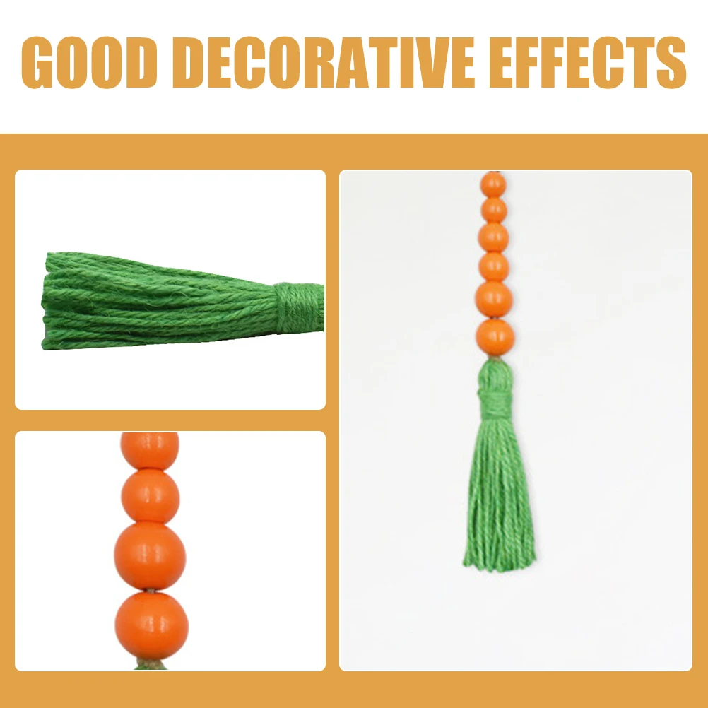 4pcs Creative Bead DIY Home Wall Decor Easter Carrot Wooden Beads Hanging String nament Rustic Style Wood bead decoration
4pcs Creative Bead DIY Home Wall Decor Easter Carrot Wooden Beads Hanging String nament Rustic Style Wood bead decoration