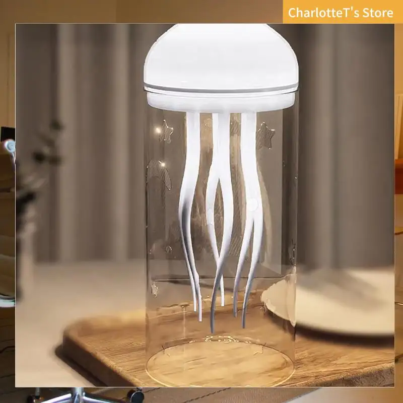 Rotating Jellyfish Night Light Sleeping Light Voice Control Atmosphere Light Decorative Type-C Charging For Desktop-ABLI
Rotating Jellyfish Night Light Sleeping Light Voice Control Atmosphere Light Decorative Type-C Charging For Desktop-ABLI
