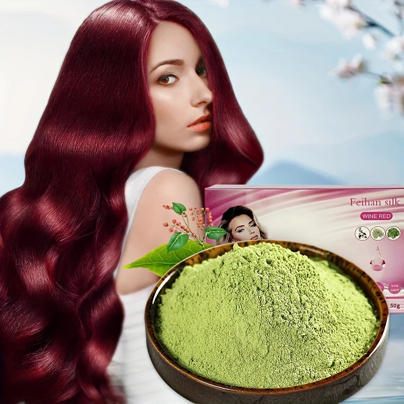 50g/Pack Plant Haina Powder Black Hair Care Powder Black Hair Plant Dyeing White Hair Covering White Hair
50g/Pack Plant Haina Powder Black Hair Care Powder Black Hair Plant Dyeing White Hair Covering White Hair