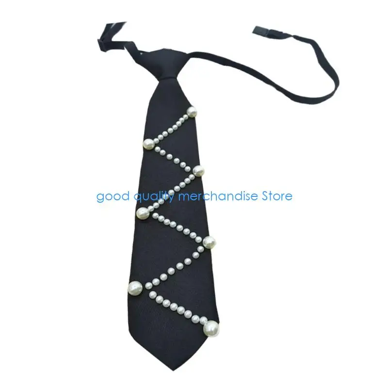 Y5JD Роскошный галстук с заклепками из жемчуга, устойчивая к морщинам полиэфирная ткань для дневного и ночного перехода, вещь
Y5JD Роскошный галстук с заклепками из жемчуга, устойчивая к морщинам полиэфирная ткань для дневного и ночного перехода, вещь