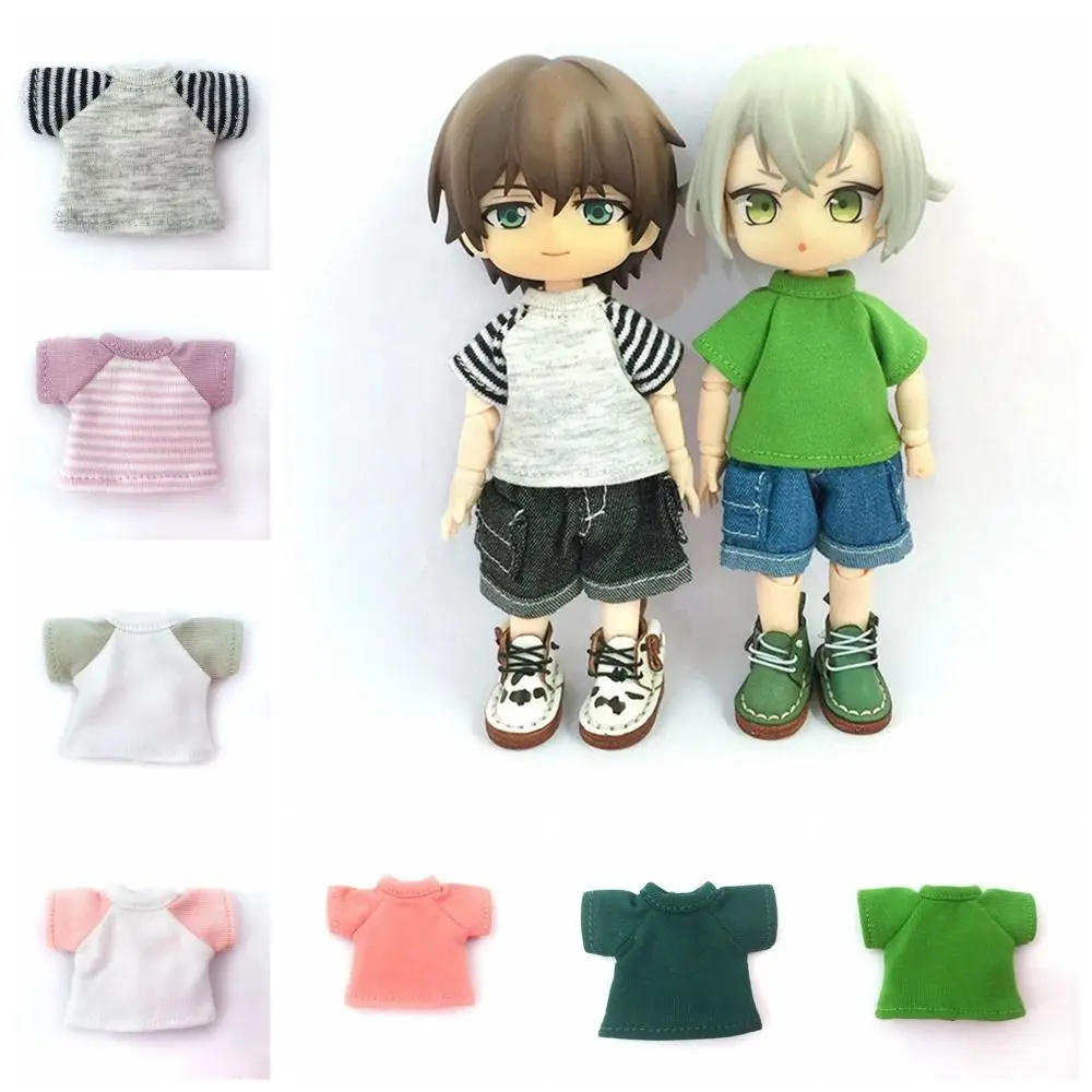 Toy Outfit Short Sleeve Dolls T-shirt Cartoon Handmade Cotton Doll Clothes DIY Multiple Colors Doll Dress Up Toy Girls
Toy Outfit Short Sleeve Dolls T-shirt Cartoon Handmade Cotton Doll Clothes DIY Multiple Colors Doll Dress Up Toy Girls