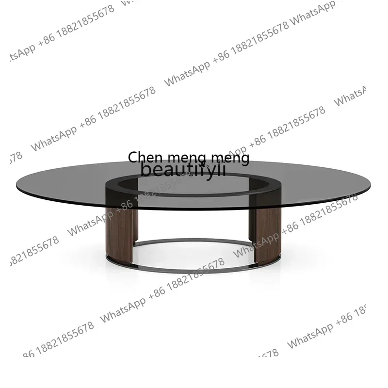 X CQYItalian minimalist light luxury coffee table stainless steel Nordic living room designer creative round glass modern tea ta
X CQYItalian minimalist light luxury coffee table stainless steel Nordic living room designer creative round glass modern tea ta