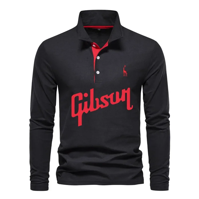 Толстовка мужская с принтом Gibson, тонкая рубашка-поло с длинным рукавом, приталенная, рубашка-поло европейского размера, рубашка-поло в стиле хип-хоп, цвет подходит
Толстовка мужская с принтом Gibson, тонкая рубашка-поло с длинным рукавом, приталенная, рубашка-поло европейского размера, рубашка-поло в стиле хип-хоп, цвет подходит