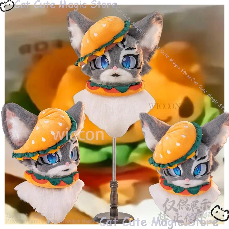 Animal Kawaii Burger Cutecore Cosplay Furry Furrsuit Headwear Cute Hat Scarf Sweet Fashion Anime Roleplay Uniform Cos Customized
Animal Kawaii Burger Cutecore Cosplay Furry Furrsuit Headwear Cute Hat Scarf Sweet Fashion Anime Roleplay Uniform Cos Customized