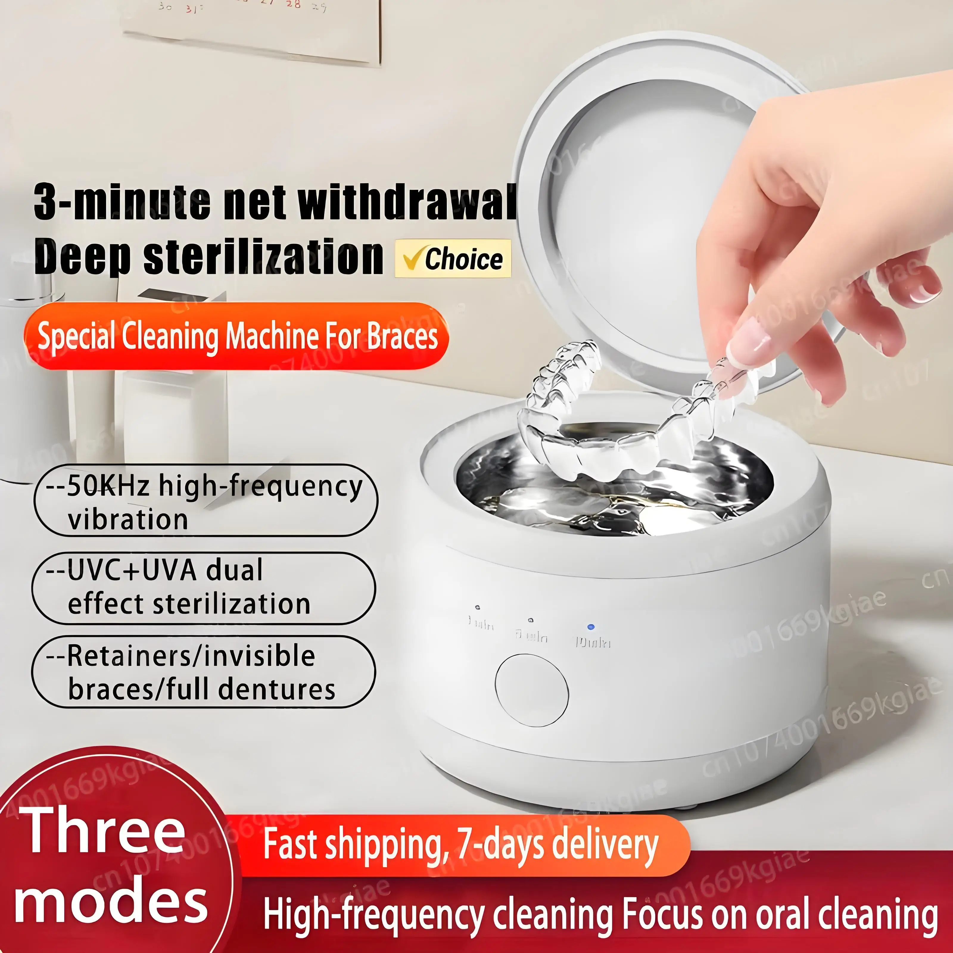 New Electric Braces Box Cleaning Box Multifunction Invisible Retainer Denture Clean Machine Jewelry Orthodontic Cleaner
New Electric Braces Box Cleaning Box Multifunction Invisible Retainer Denture Clean Machine Jewelry Orthodontic Cleaner