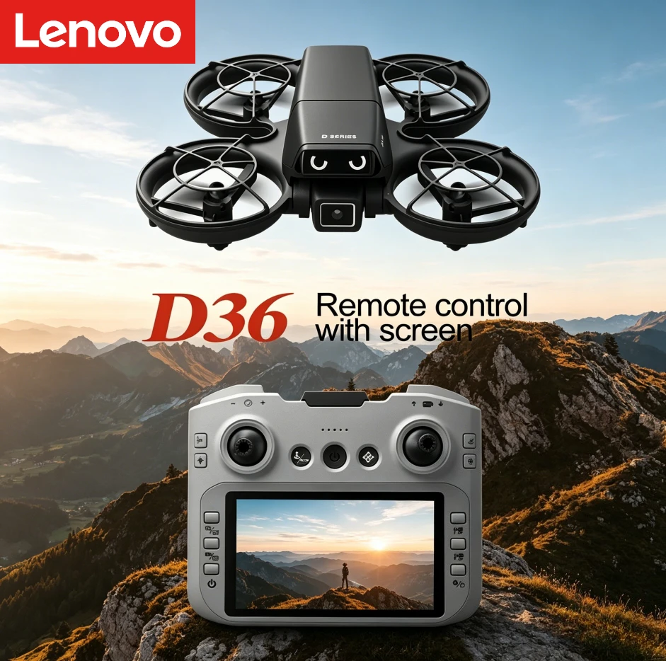 Lenovo D36 Drone 4K HD 8k Triple Camera FPV Brushless Motor Obstacle Avoidance Foldable RC Quadcopter Professional Aerial
Lenovo D36 Drone 4K HD 8k Triple Camera FPV Brushless Motor Obstacle Avoidance Foldable RC Quadcopter Professional Aerial