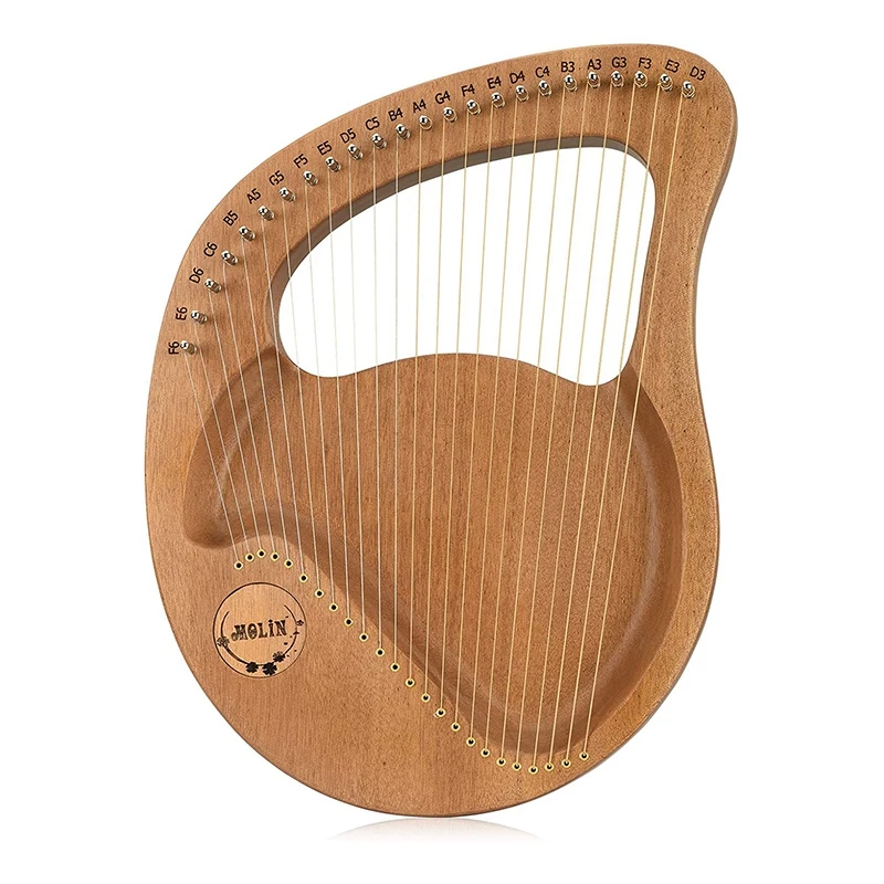 24 String Lyre Harp,Greek Violin,Handheld Harp Musical Instrument with Tuning Wrench,for Music Lovers
24 String Lyre Harp,Greek Violin,Handheld Harp Musical Instrument with Tuning Wrench,for Music Lovers