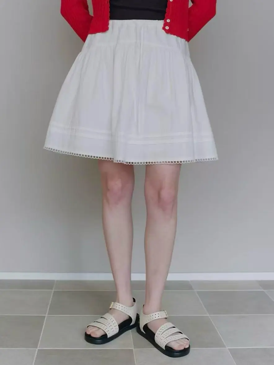 Sweetened Mid-Length A-Line Skirt Women's Fashion Spring 2026 High Waist Loose Fit Other Material Other Process
Sweetened Mid-Length A-Line Skirt Women's Fashion Spring 2026 High Waist Loose Fit Other Material Other Process