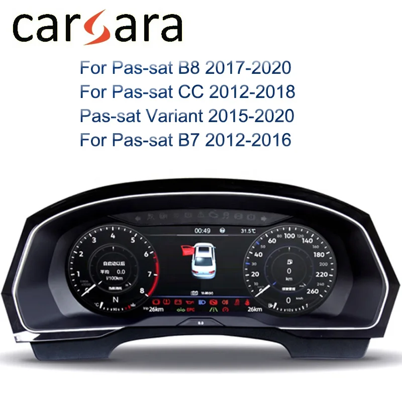for Passat B8 CC B7 MQB PQ Virtual CockPit LCD Digital Instrument Panel Cold Light Dashboard Cluster Speedometer Volkswagen VW
for Passat B8 CC B7 MQB PQ Virtual CockPit LCD Digital Instrument Panel Cold Light Dashboard Cluster Speedometer Volkswagen VW