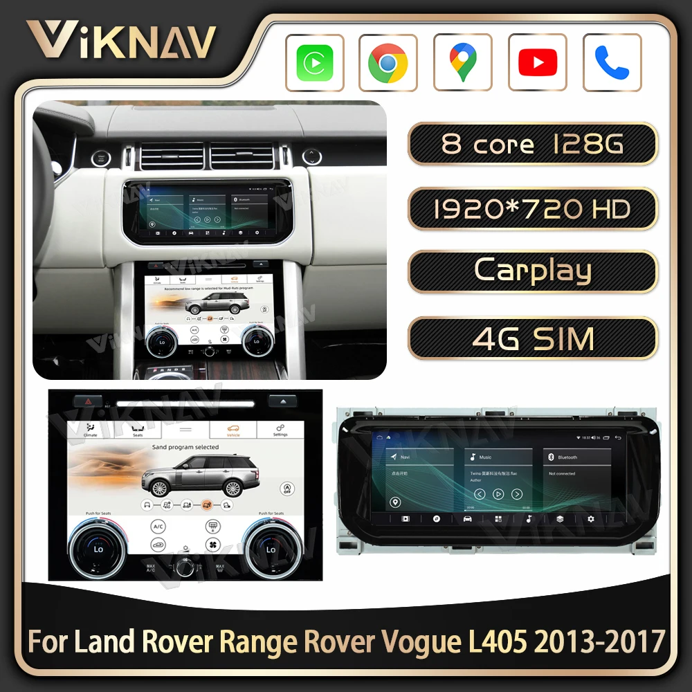 Viknav Android 8-ядерный для Land Rover Vogue L405 2013-2017, автомобильный радиоприемник, 10,25 дюйма, CarPlay, авто GPS-навигация, мультимедийный плеер
Viknav Android 8-ядерный для Land Rover Vogue L405 2013-2017, автомобильный радиоприемник, 10,25 дюйма, CarPlay, авто GPS-навигация, мультимедийный плеер