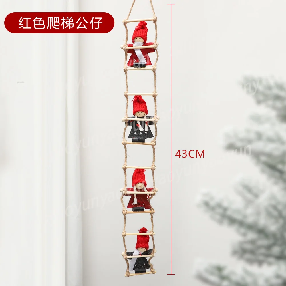 Santa Pendant Small Doll Ladder Ornament Christmas Tree Decoration Home Holiday Scene Gift
Santa Pendant Small Doll Ladder Ornament Christmas Tree Decoration Home Holiday Scene Gift