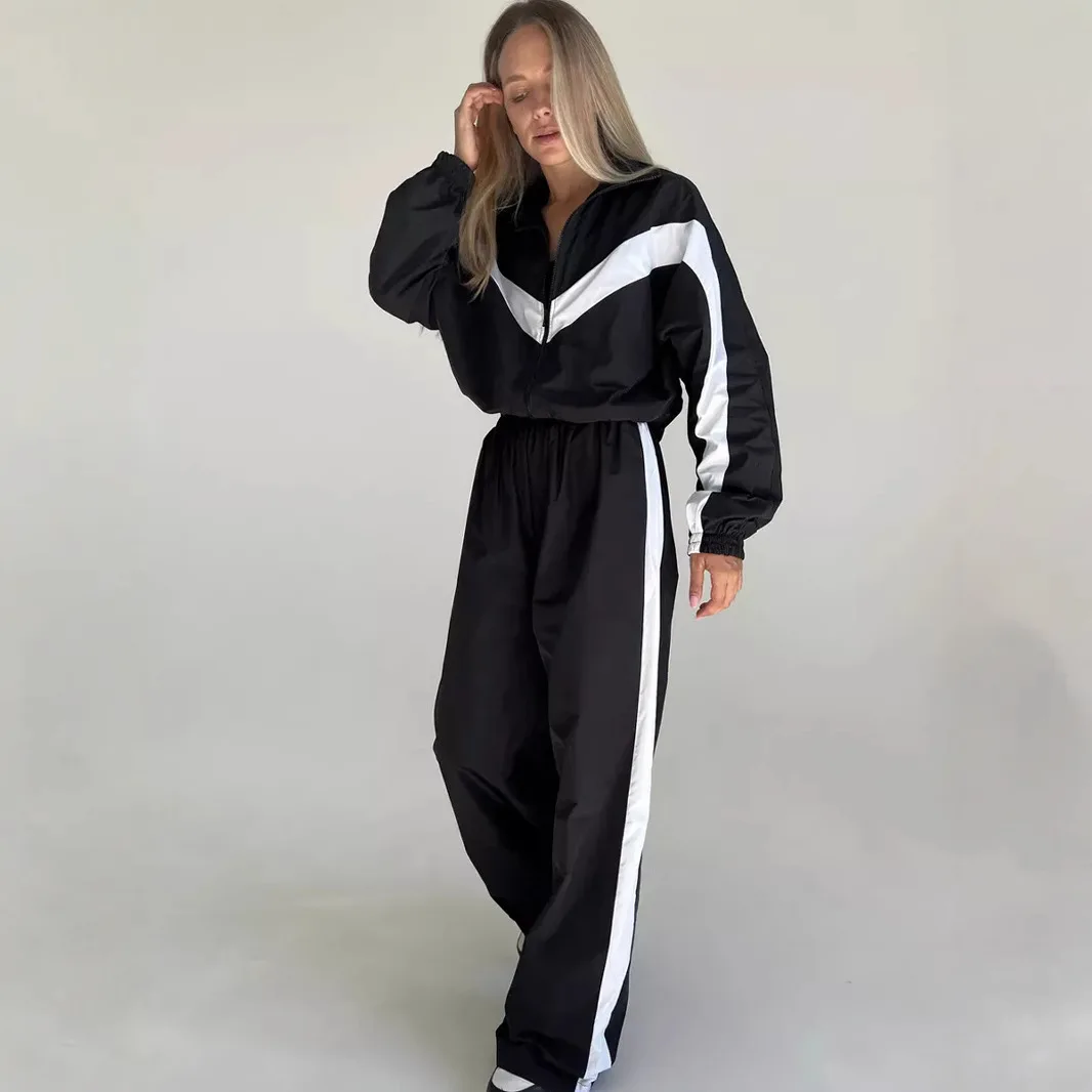 2025 Fashion Casual Long Sleeve Sports Cardigan Pants Suit Street Style Suit Women's Clothing Europe and America
2025 Fashion Casual Long Sleeve Sports Cardigan Pants Suit Street Style Suit Women's Clothing Europe and America