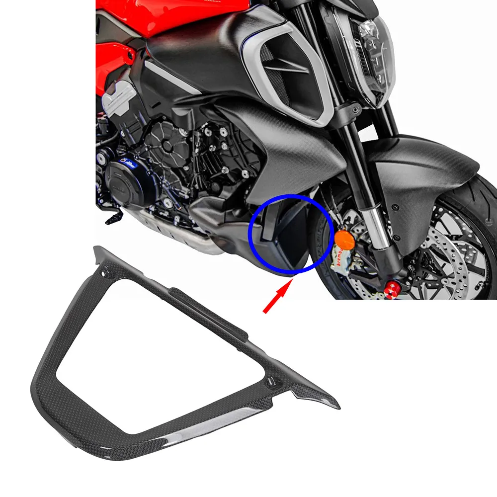 for Ducati Diavel V4 2023 Radiator V-Panel Carbon Fiber Motorcycle Radiator Front Fairing Accessories
for Ducati Diavel V4 2023 Radiator V-Panel Carbon Fiber Motorcycle Radiator Front Fairing Accessories