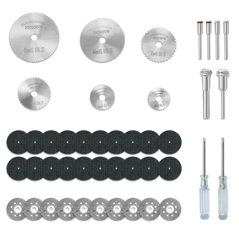 Diamond Cutting Disc Grinding Disc High-Speed Steel Wood Saw Blade Resin Double Mesh Grinding Wheel Set
Diamond Cutting Disc Grinding Disc High-Speed Steel Wood Saw Blade Resin Double Mesh Grinding Wheel Set