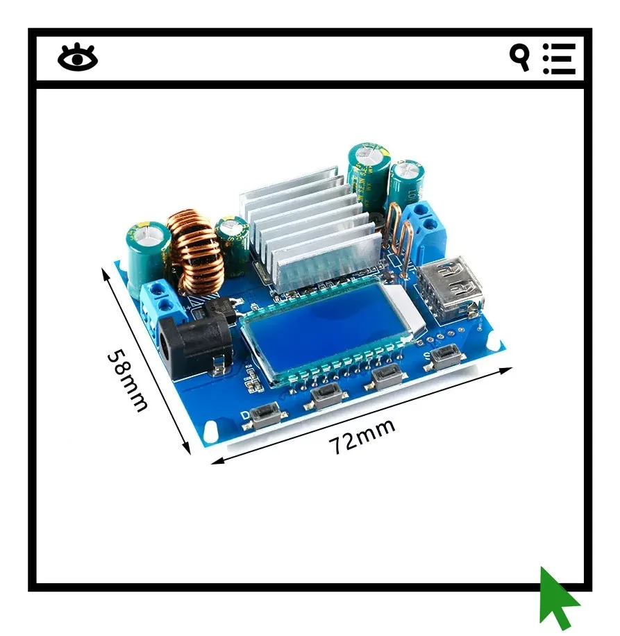XY-SK35L CNC buck boost constant voltage constant current module 12V boost 9V24V adjustable solar charging
XY-SK35L CNC buck boost constant voltage constant current module 12V boost 9V24V adjustable solar charging