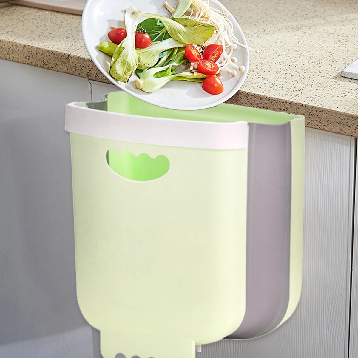 Folding Trash Can 1Pcs PP Tpe Material Large Capacity Space Saving Wall Mounted Kitchen Garbage Basket Car Thick Container
Folding Trash Can 1Pcs PP Tpe Material Large Capacity Space Saving Wall Mounted Kitchen Garbage Basket Car Thick Container