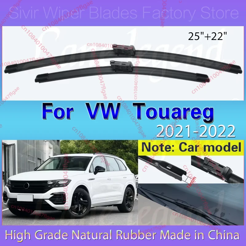 For Volkswagen VW Touareg 2021 2022 Wiper LHD Front Wiper Blades Windshield Windscreen Window Rain Brush 25"+22" Car Accessories
For Volkswagen VW Touareg 2021 2022 Wiper LHD Front Wiper Blades Windshield Windscreen Window Rain Brush 25"+22" Car Accessories