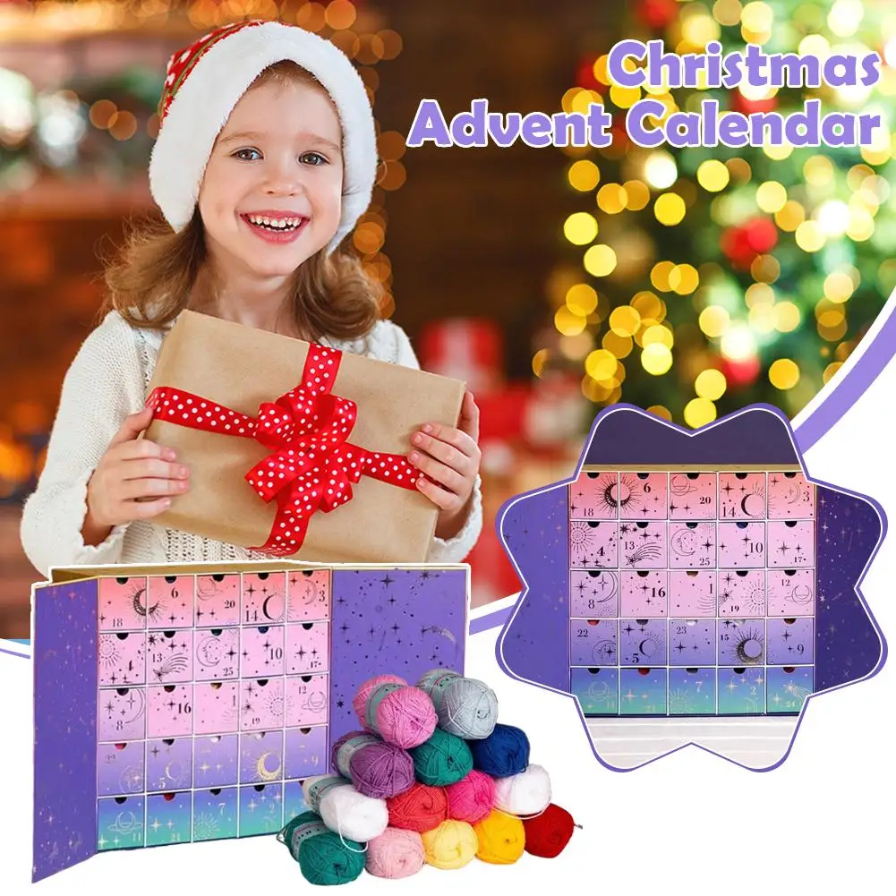 Вязаный крючком Адвент-календарь 2026 Пряжа Принадлежности для вязания 25-дневный календарь обратного отсчета Рождественский подарок для женщин-энтузиастов мам
Вязаный крючком Адвент-календарь 2026 Пряжа Принадлежности для вязания 25-дневный календарь обратного отсчета Рождественский подарок для женщин-энтузиастов мам
