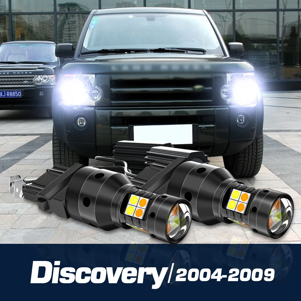2pcs LED Dual Mode Turn Signal+Daytime Running Light Blub DRL Accessories Canbus For Land Rover Discovery 3 2004-2009 2006 2007
2pcs LED Dual Mode Turn Signal+Daytime Running Light Blub DRL Accessories Canbus For Land Rover Discovery 3 2004-2009 2006 2007