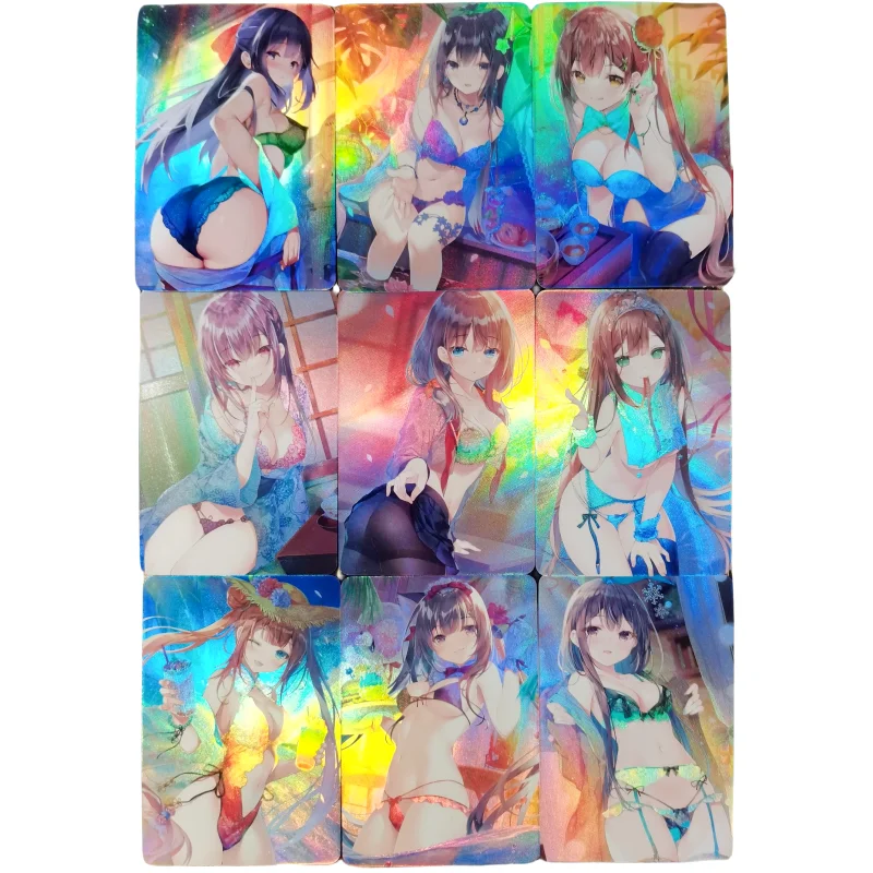 6 шт./набор ACG Kawaii Девушка Сексуальная карточка купальник нижнее белье Аниме игра персонажи коллекция рефракция цветная флеш-карта DIY игрушка подарок
6 шт./набор ACG Kawaii Девушка Сексуальная карточка купальник нижнее белье Аниме игра персонажи коллекция рефракция цветная флеш-карта DIY игрушка подарок
