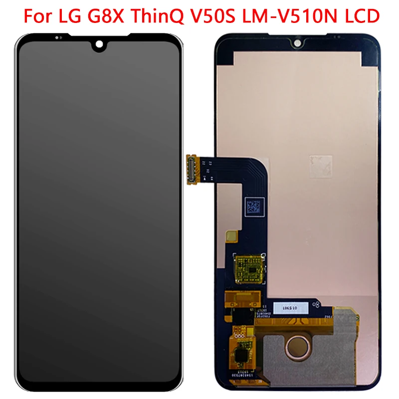 Original 6.4'' V50S LCD For LG G8X ThinQ LCD Display Touch Screen With frame Replacement For LG V50S Screen LMG850EMW
Original 6.4'' V50S LCD For LG G8X ThinQ LCD Display Touch Screen With frame Replacement For LG V50S Screen LMG850EMW
