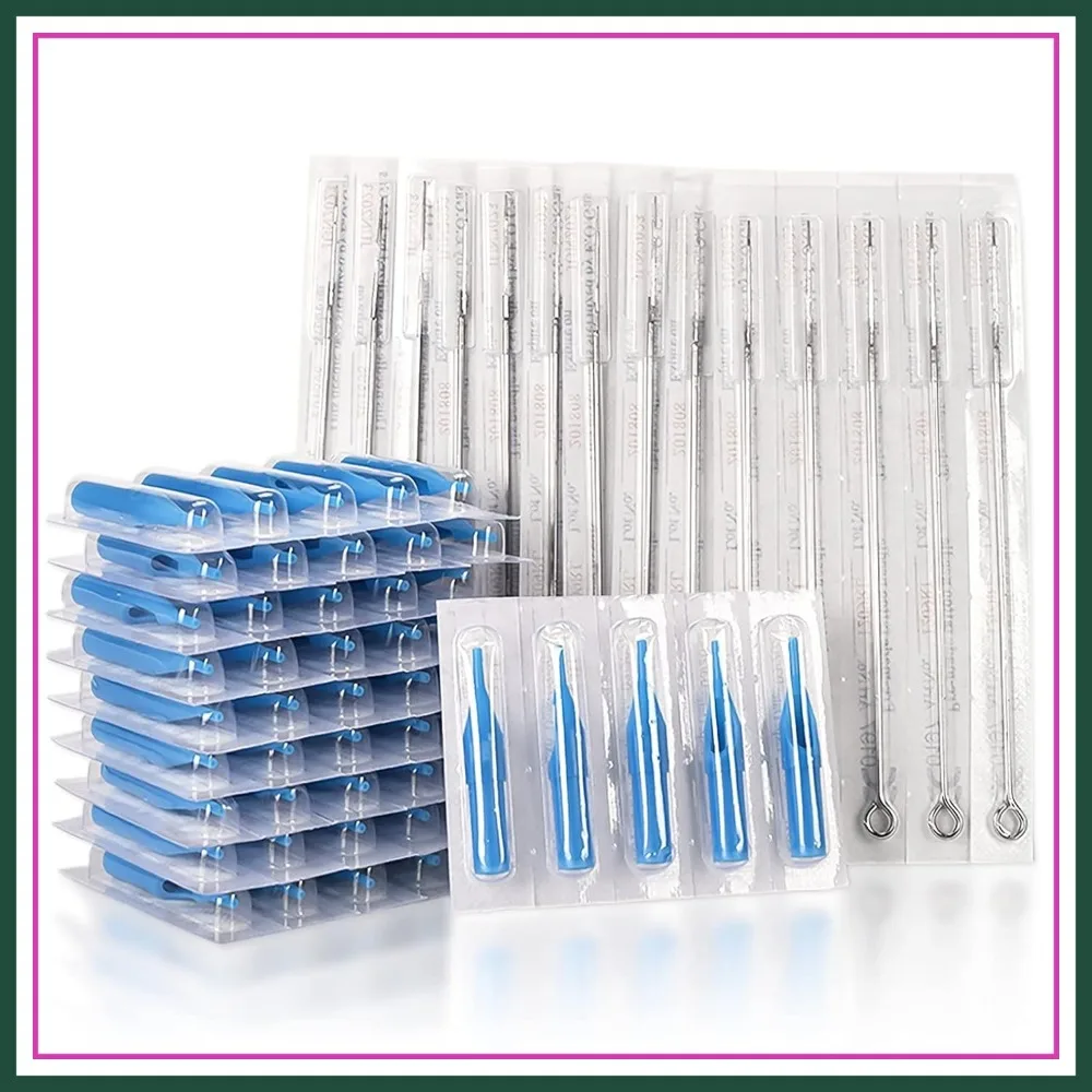 100pcs Disposable Tattoo Needles & Tips Set, Sterilized Mixed Assorted 3rl-7d
100pcs Disposable Tattoo Needles & Tips Set, Sterilized Mixed Assorted 3rl-7d