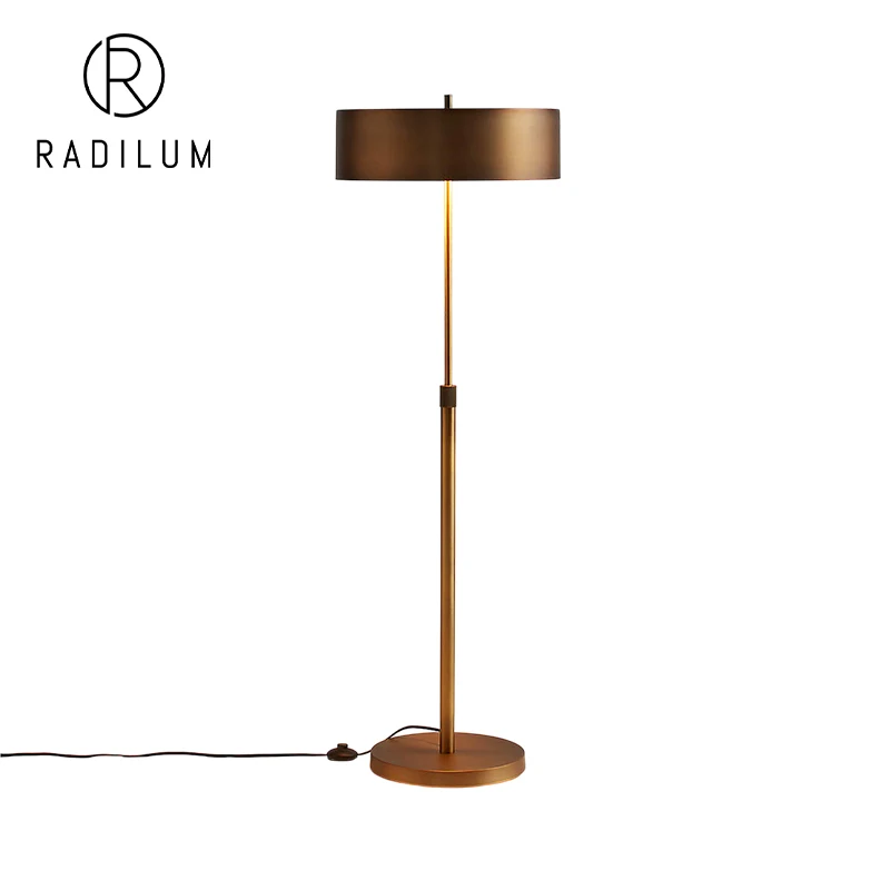 Brass Floor Lamp Modern Industrial Luxury Office Living Metal Drum Shade LED E26 Factory Wholesale Crossborder Zain Floor Lamp
Brass Floor Lamp Modern Industrial Luxury Office Living Metal Drum Shade LED E26 Factory Wholesale Crossborder Zain Floor Lamp