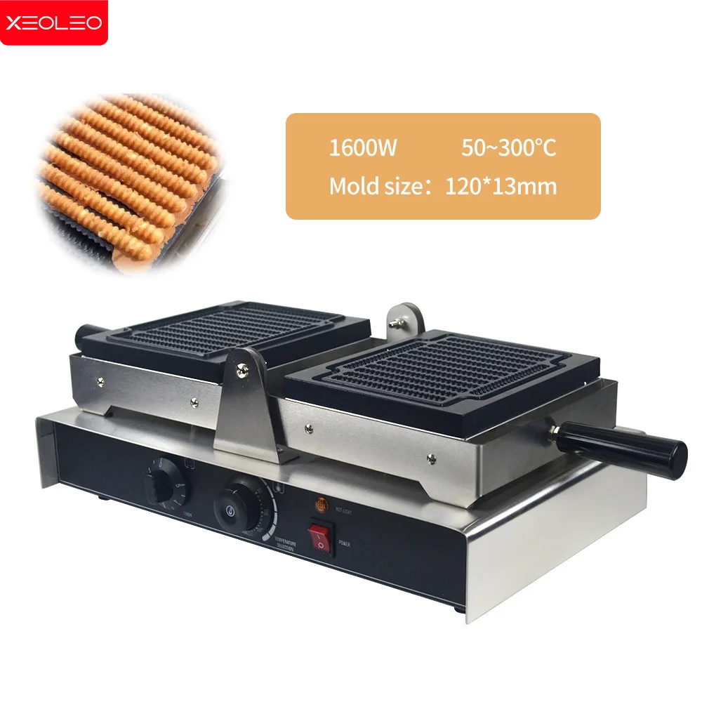 XEOLEO Electric Waffle Maker 1600W Threaded Shape Waffle Maker Machine French Fries Waffle Stick Machine Waffle Iron
XEOLEO Electric Waffle Maker 1600W Threaded Shape Waffle Maker Machine French Fries Waffle Stick Machine Waffle Iron