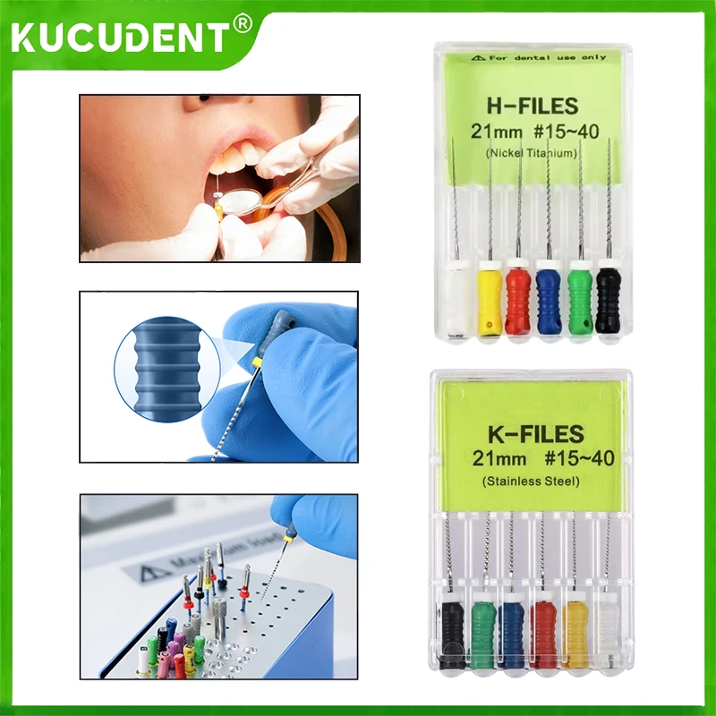 6Pcs/Pack Dental Files Endodontic Root Canal Files Hand Use K-Files H-Files 21/25/31mm Stainless Steel Dentist Lab Instruments
6Pcs/Pack Dental Files Endodontic Root Canal Files Hand Use K-Files H-Files 21/25/31mm Stainless Steel Dentist Lab Instruments