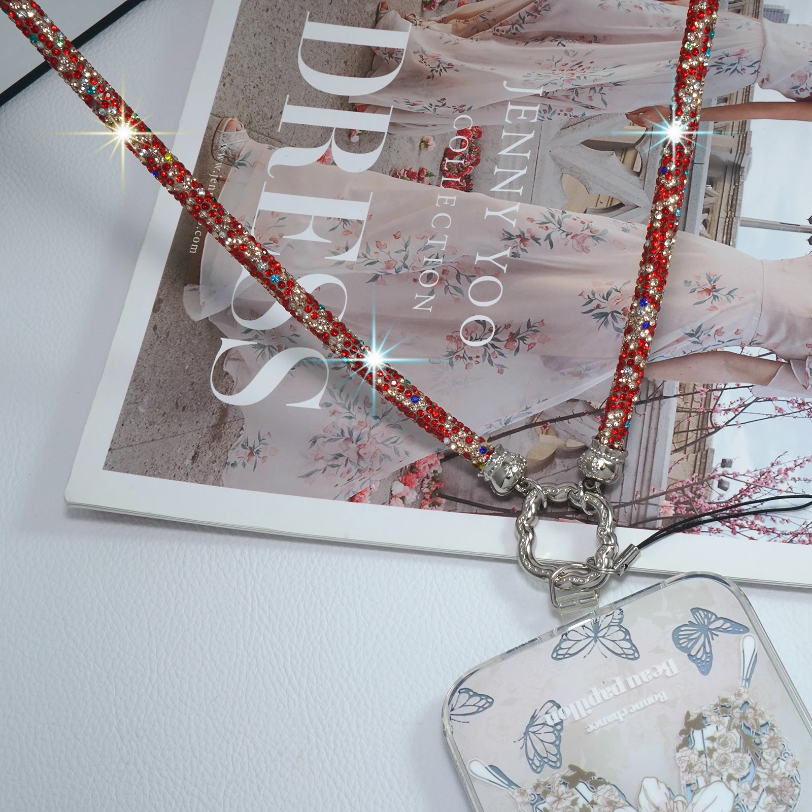 Universal Crystal Beaded Crossbody Phone Strap Lanyard - Mobile Phone Strap Compatible with All Phone Cases
Universal Crystal Beaded Crossbody Phone Strap Lanyard - Mobile Phone Strap Compatible with All Phone Cases