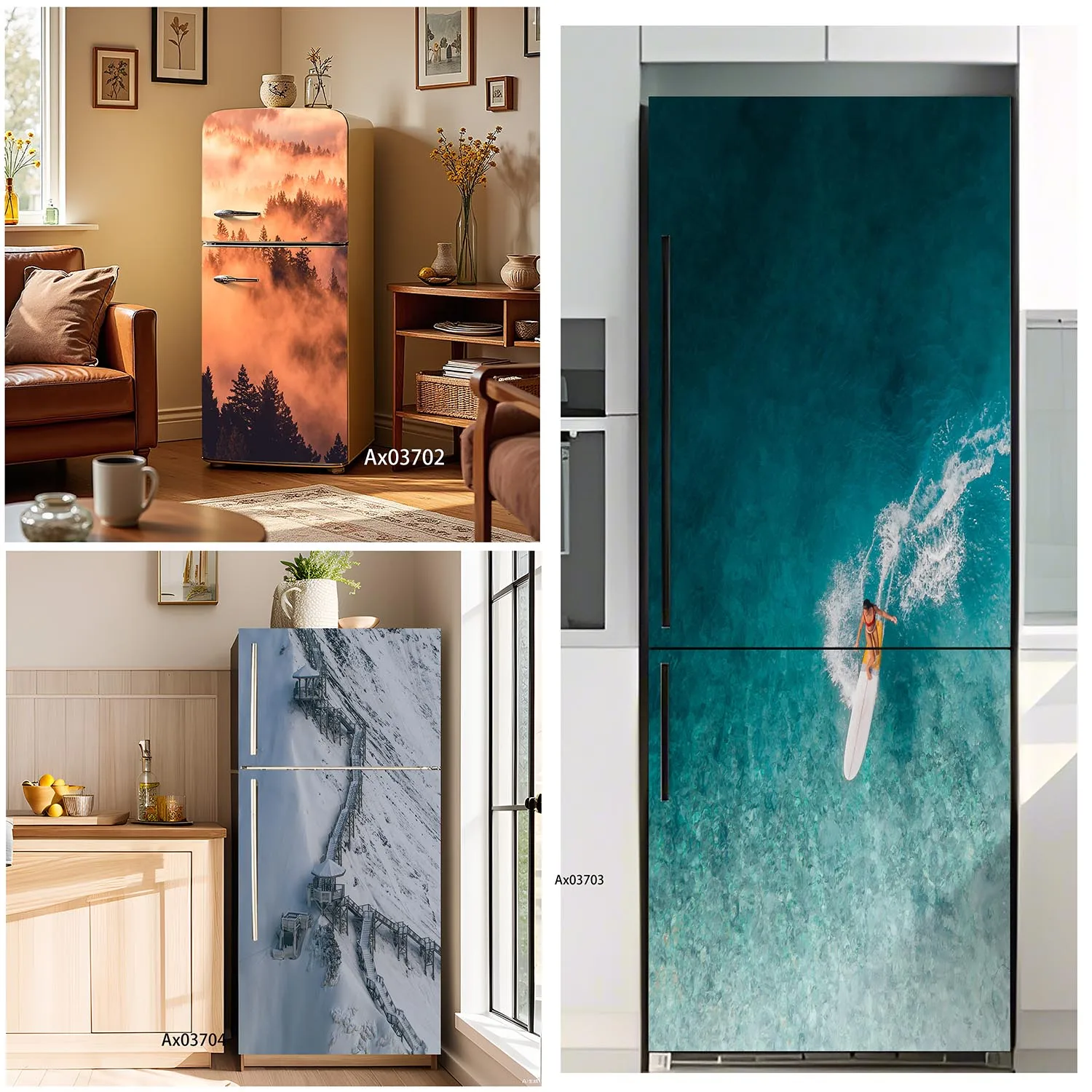 Sunset Misty Forest Fridge Stickers Full Door Wrap Wallpaper Cabinets Wardrobe Door for Kitchen Refrigerator Aesthetics Decor
Sunset Misty Forest Fridge Stickers Full Door Wrap Wallpaper Cabinets Wardrobe Door for Kitchen Refrigerator Aesthetics Decor
