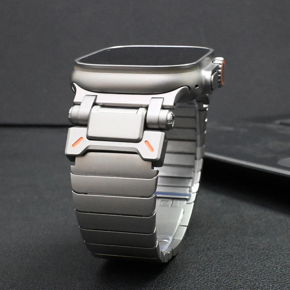 Luxury Stainless Steel Bracelet for Apple Watch Ultra 2 49mm 45mm 44mm 42mm Long Wristband Iwatch Series 9 8 7 6 5 Se Men Strap
Luxury Stainless Steel Bracelet for Apple Watch Ultra 2 49mm 45mm 44mm 42mm Long Wristband Iwatch Series 9 8 7 6 5 Se Men Strap
