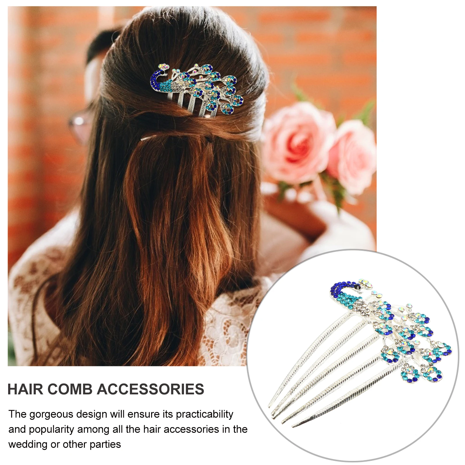 Impressive Blue Rhinestone Phoenix Hair Comb Accessories Exquisite Beauty Wedding Bridal
Impressive Blue Rhinestone Phoenix Hair Comb Accessories Exquisite Beauty Wedding Bridal