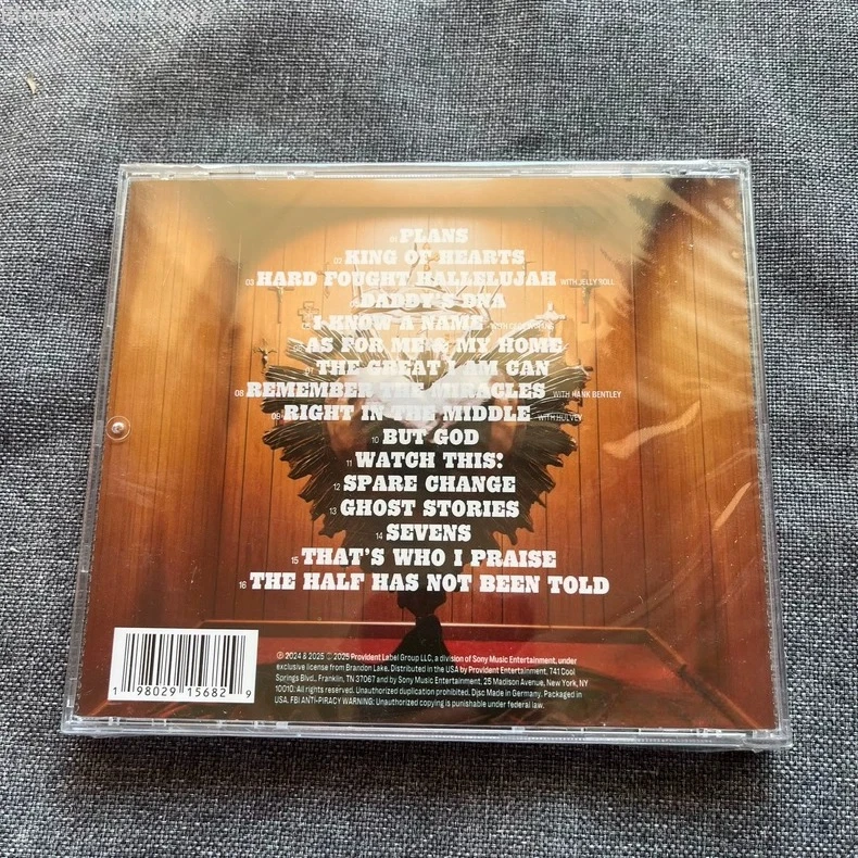 Gospel Countryside Rock Brandon Lake Music CD King of Hearts Album I Know A Name Music Record Music Record Walkman Gifts
Gospel Countryside Rock Brandon Lake Music CD King of Hearts Album I Know A Name Music Record Music Record Walkman Gifts