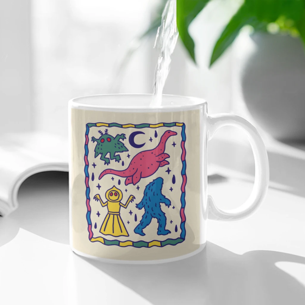 Colorful cryptids Ceramic Cup Coffee Oatmeal Breakfast Cup Creative Personality Mug
Colorful cryptids Ceramic Cup Coffee Oatmeal Breakfast Cup Creative Personality Mug