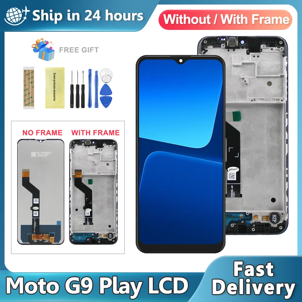 5.9'' Screen For Motorola Moto G9 Play XT2087-1 LCD Display Touch Screen Digiziter Assembly Replacement For moto E7 plus Display
5.9'' Screen For Motorola Moto G9 Play XT2087-1 LCD Display Touch Screen Digiziter Assembly Replacement For moto E7 plus Display