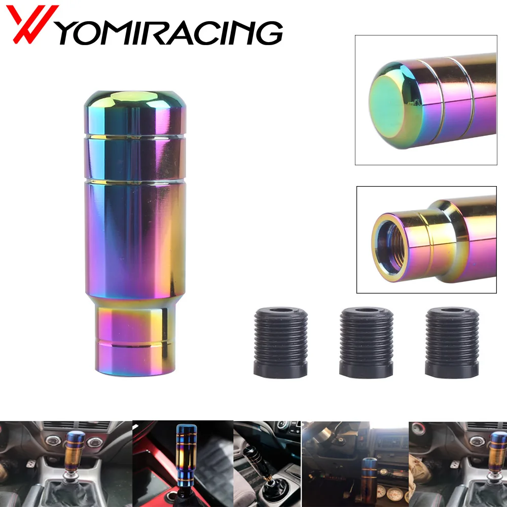 Universal 90MM Gear Shift Knob Manual Transmission Aluminum Shifter Lever Knob Neo Chrome
Universal 90MM Gear Shift Knob Manual Transmission Aluminum Shifter Lever Knob Neo Chrome