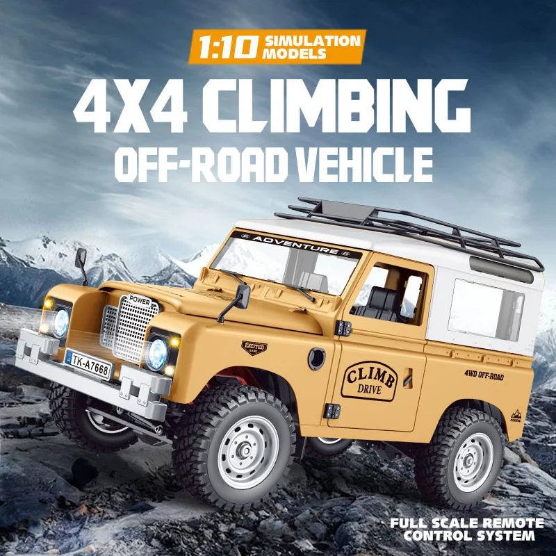 IN STOCK 1:10 Full Scale Pickup All Terrain Simulation Off Road Climbing Vehicle 15KM/H RC CAR 2.4G Remote Control 100M with LED
IN STOCK 1:10 Full Scale Pickup All Terrain Simulation Off Road Climbing Vehicle 15KM/H RC CAR 2.4G Remote Control 100M with LED